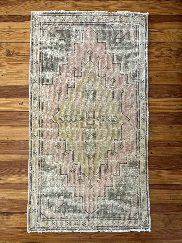 Vintage Turkish Rug (1'-9" W x 3'-3" L)